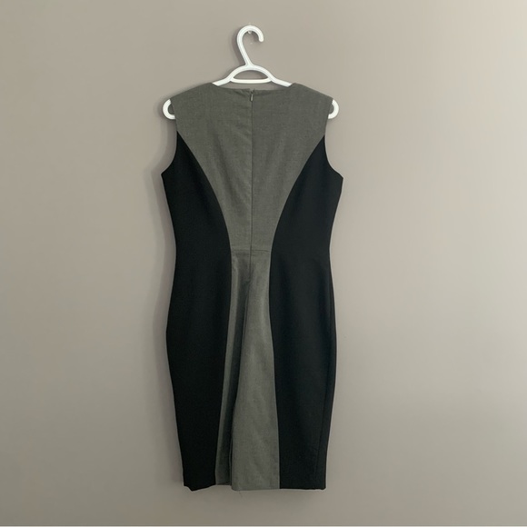 Suzy Shier Medium Gray and Black Dress - Picture 2 of 8